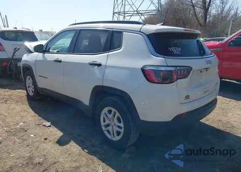 2019 Jeep Compass Sport Fwd из США, поврежденный, VIN 3C4NJCAB4KT820012